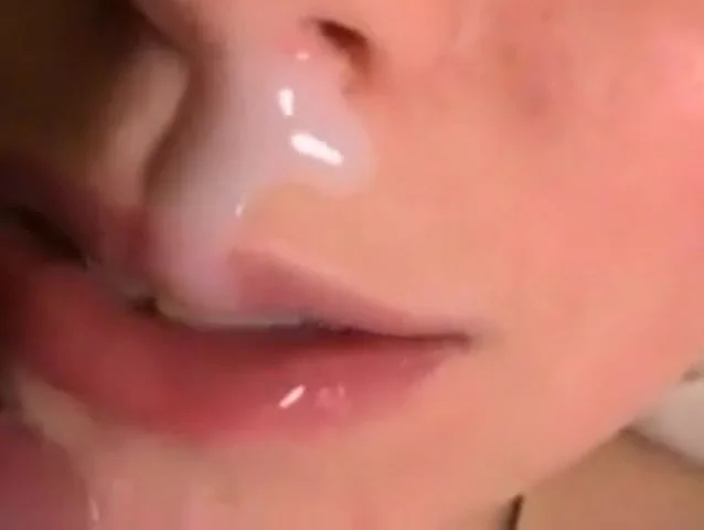 Teen Eating Cum